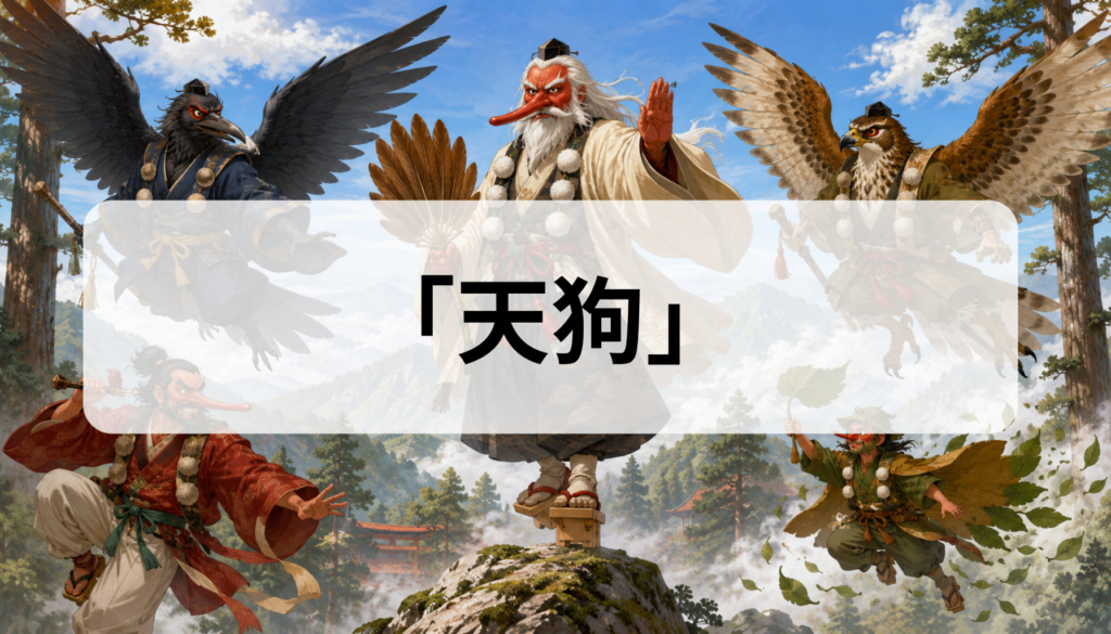 鞍馬天狗と烏天狗・鳶天狗・鼻高天狗・木の葉天狗の違いを徹底比較